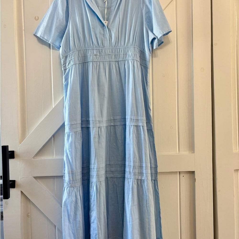 Citrus Called to Surf Shae Maxi Dress Light Blue Coastal Feminine Boho XXXL - Picture 3 of 10